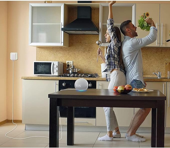 15W Power Cord Charger Replacement for Echo Dot 5th Gen, 4th Gen, 3rd Gen, Dot Kids Edition, Dot with Clock, Pop, White