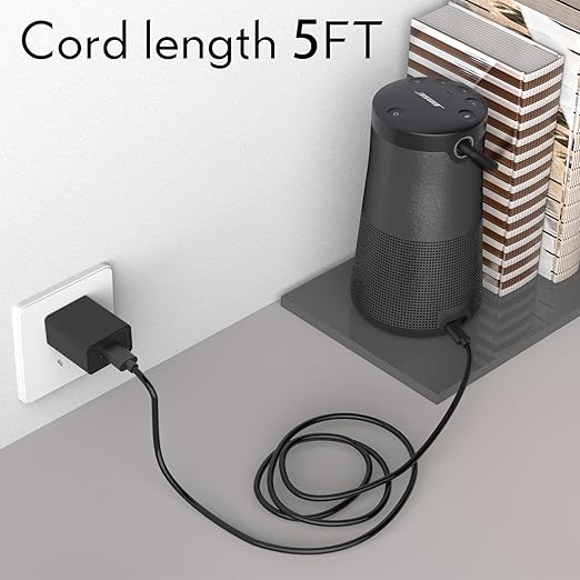 Micro USB Charger Cord for Bose SoundLink Color Bluetooth Speakers I II III 3, SoundLink Mini 2 II, Micro, Revolve, Revolve Plus QC20 QC35 SoundSport Free Headphones, 5V Adapter Charger Replacement