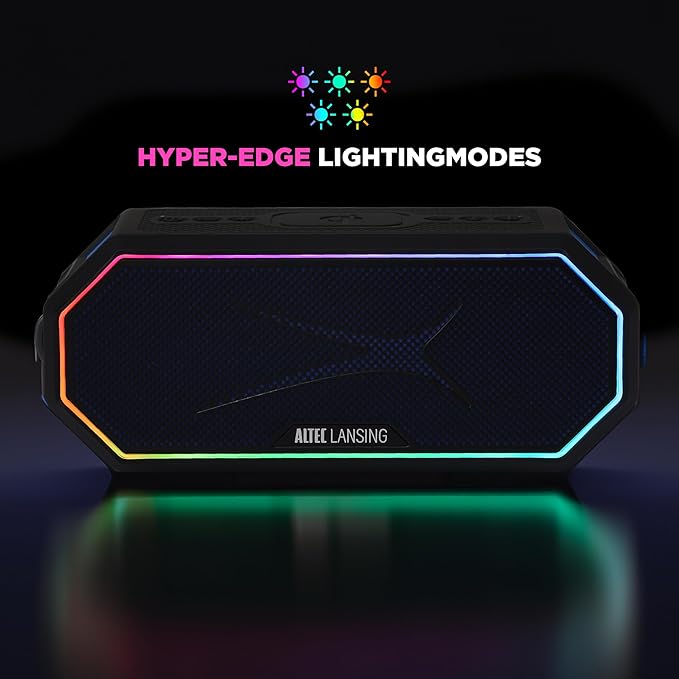 Altec Lansing - Portable Bluetooth Speaker HYDRABLAST 2.0, Waterproof IP67, 20W Output Power, Magnetic Bluetooth Speaker (Raiders)