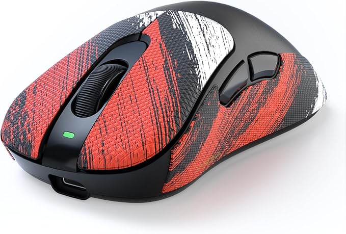 Wireless Gaming Mouse, 24000 DPI, Wired/2.4GHz/Bluetooth Ergonomic Mouse, 150Hours Battery Life, Free Lag, 57g Lightweight Rechargeable Gaming Mice for Laptop/PC/Mac/Tablet/Xbox/MacBook, Black