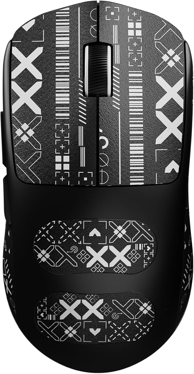 EWEADN X23Pro Wireless Gaming Mouse, 49g Lightweight Mouse, PAW3311 Sensor, 12000 DPI, 2.4G/BT5.0/USB-C Rechargeable Wireless Mouses with 6 Programmable Buttons for Laptop/PC/Mac, Black