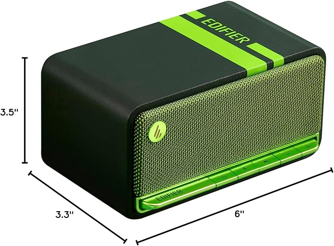 Edifier Retro Wood Bluetooth Speaker,Wireless Portable Speakers with 20W Stereo Sound,Vintage Decor Speaker with AUX,USB Soundcard,Micro SD Black