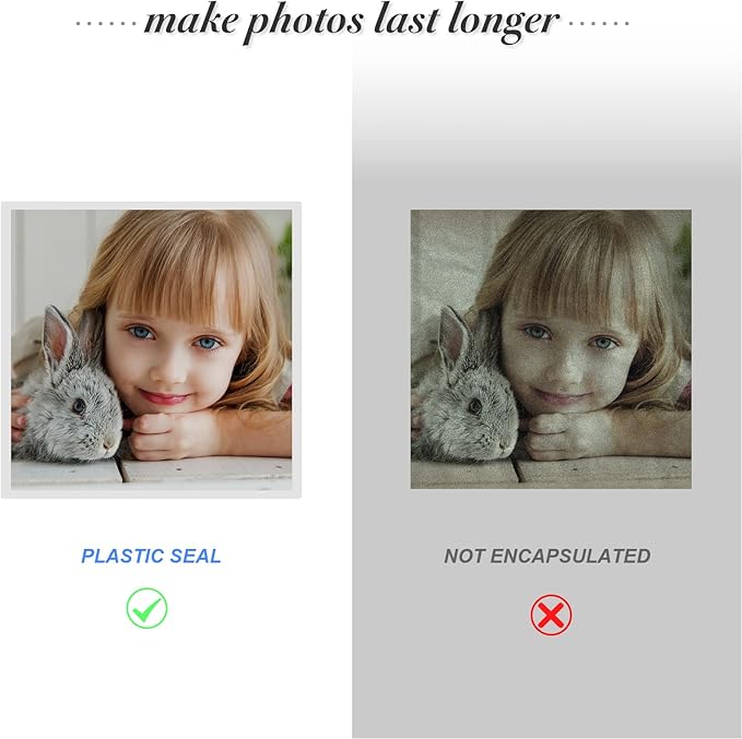 300 Pack 3 Mil Thermal Laminating Pouches, Plastic Laminating Sheets, 9 x 11.5 Inch, 5 x 7 Inch, 4 x 6 Inch, 3.7 x 5.3 Inch, 2.2 x 3.7 Inch for Letter, Photo, Note, ID Badge and Business Card Sizes