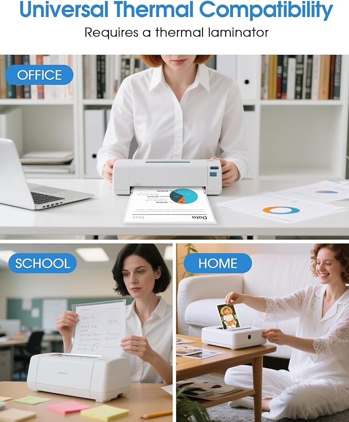 KTRIO Laminating Sheets 5 Mil, Hold 8.5 x 11 inches Sheet, 300 Pack, Clear Thermal Laminate Pouches for Laminator, 9 x 11.5 inches Lamination Sheets for School, Home & Office