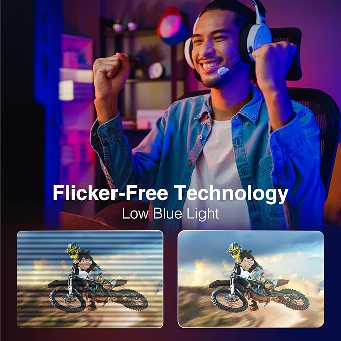 24inch Gaming Monitor 200Hz 180Hz, FHD 1080p, IPS Panel, 1ms Response Time, Adaptive sync, PC Computer Monitor, 3-Sided Frameless, Ultra Slim, 125% sRGB, Bluelight Filter, DP*1, HDMI*1