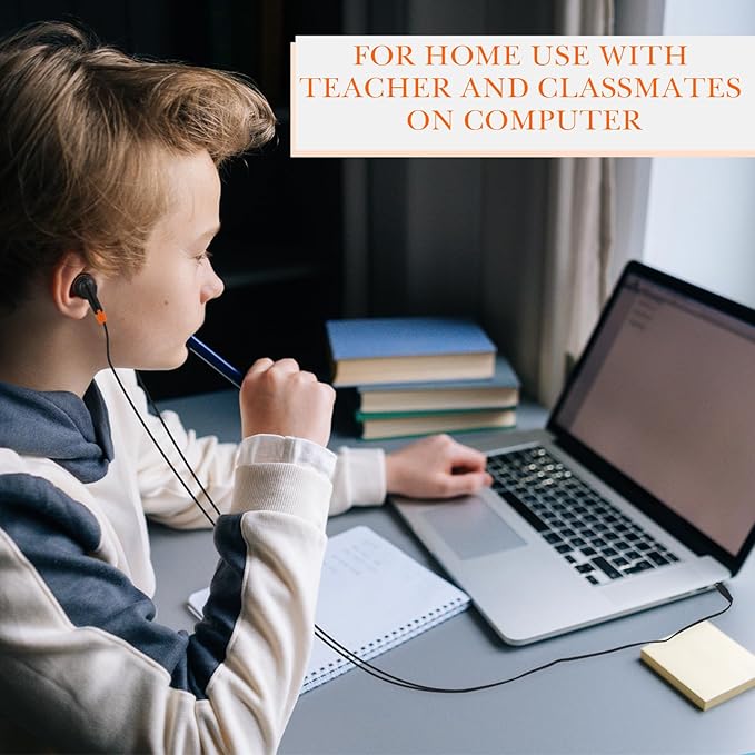 Kanayu 100 Pack Wired Earbuds Bulk for Classroom Ear Headphones Wired Basic Student Earbuds No Microphone with 3.5mm Jack for Kids Class Laptop School Library, Individually Bagged(Orange)