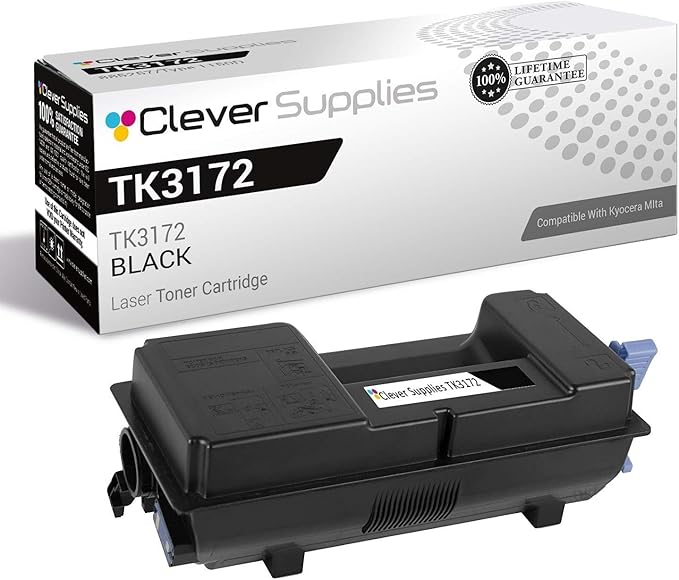 CS Replacement Toner Cartridge Compatible with Kyocera-Mita TK3172 Black ECOSYS P3050dn Black