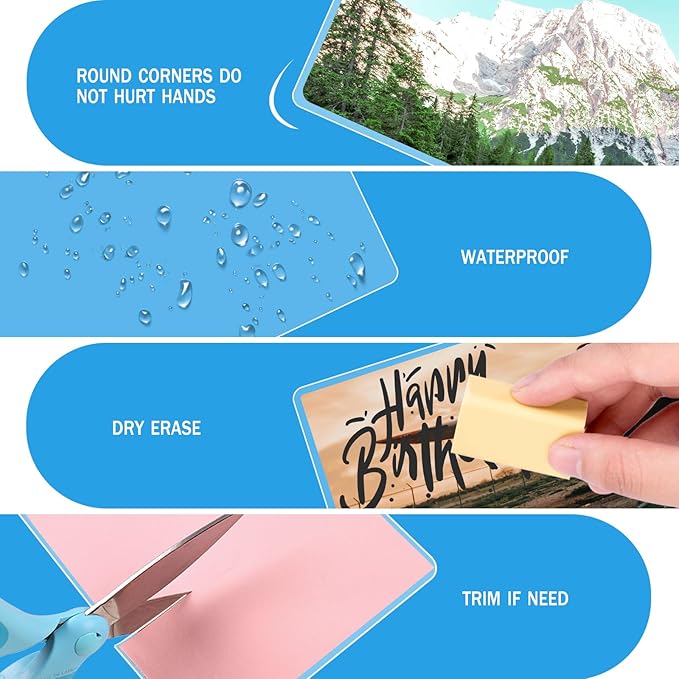 Thermal Laminating Pouches, 100 PCS Clear Sheets for Sealed 4x6 inches Photo Card Documents