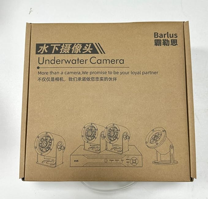 Underwater Camera POE 5MP CMOS Lens 100° Wide-Angle Sea Stainless Steel with Fill Light IP68 Waterproof Camera for 24/7 koi Pond with 32ft Cable