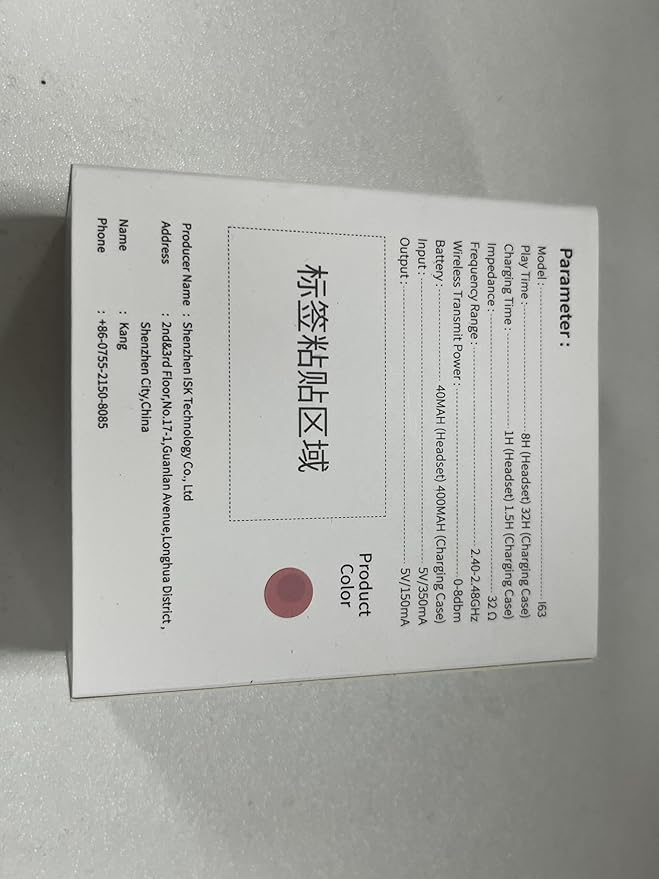 Wireless Earbuds, 2025 Bluetooth Headphones 5.3 HiFi Stereo Ear buds with ENC Noise Cancelling Mics, 40H Bluetooth Earbuds with Dual LED Display Charging Case, IP7 Waterproof Earphones for Android iOS