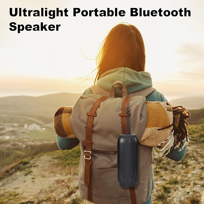 Bluetooth Speakers, Portable Bluetooth Speaker Wireless with 20W Loud Stereo Sound, TWS Pairing for Outdoor, IPX6 Waterproof Shower Speakers, 36H Playtime, Built-in Mic Radio Mode RGB Lights Speakers