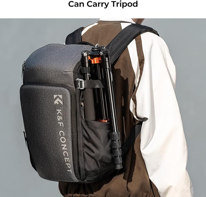 K&F Concept Professional Camera bags for photographers 25L Large Capacity Camera Case Waterproof Photography Camera Backpack for Dslr Cameras