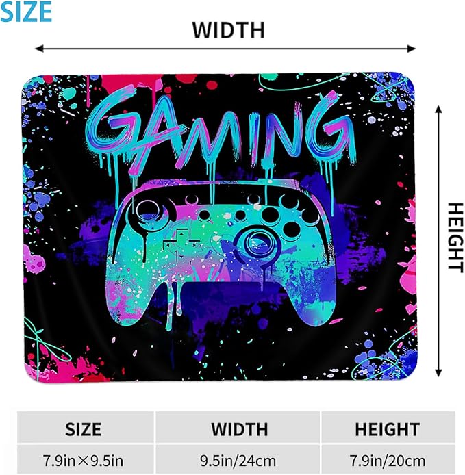 hold fizz Gaming Mouse Pad, Small Cool Gamer Mouse Pad, Gaming Mousepad Accessories for Desk, Laptop, Computer, Office, Boys Kids Room Decor, 9.5x7.9 Inch