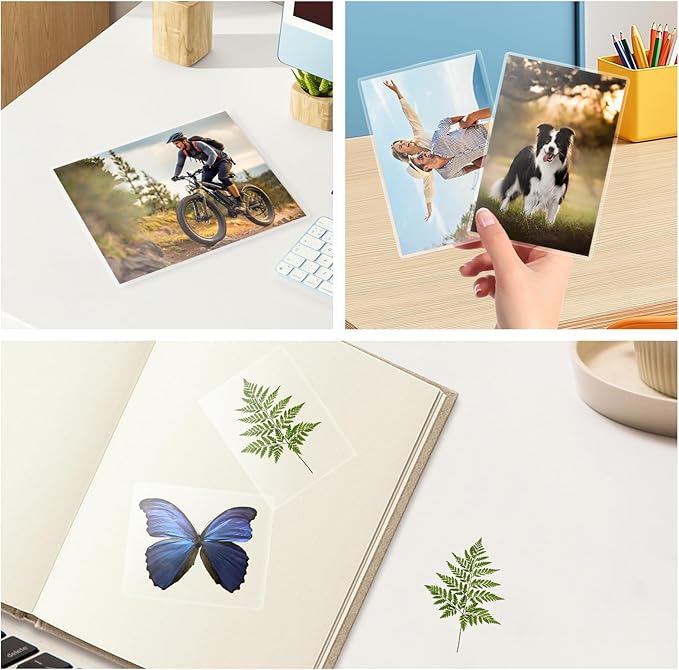 Thermal Laminating Pouches, 8.5" x 11.9", 3 Mil, 100-Pack – Laminating Sheets for 8.25 x 11 Paper, Teacher Supplies, Classroom Essentials, Office Use, Photo Safe