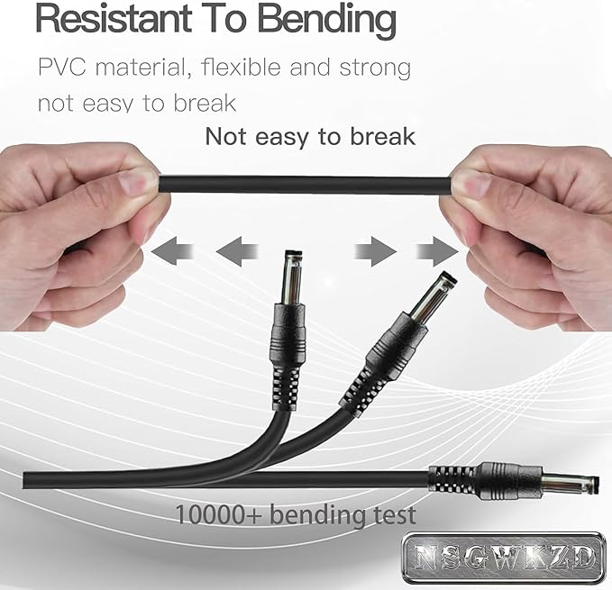 21W Alexa Power Cord Replacement for Echo Show 1st Gen (MW46WB), Wall AC Adapter Charger Cable 6 ft