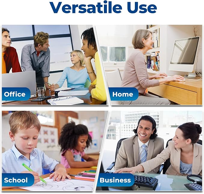 37X Toner Cartridges Replacement Enterprise M607, M608, M609 Series for HP 37X 37A Toner (with Chip) CF237X CF237A Works for Enterprise MFP M631, M632, M633 Series Printer 2Pack(2BK)