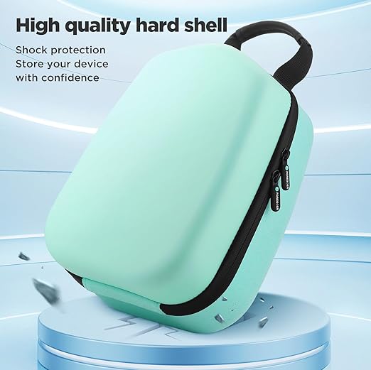 FOREGOER Hard Carrying Case Compatible with Meta Quest 3S/Quest 3/Oculus Quest 2 Official Original/Elite Strap VR Gaming Headset, Portable Travel Vision Pro Case for Touch Controllers Accessories