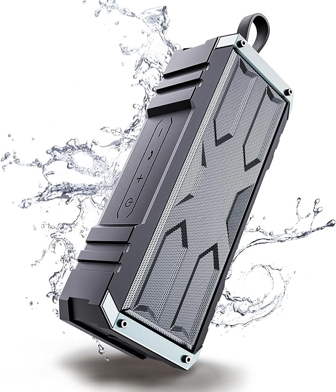 comiso Bluetooth Speaker 5.3, IPX7 Waterproof Portable Bluetooth Speaker Bluetooth Wireless with 20W Stereo Sound, 24H Playtime, Small Speakers with Deep Bass for Home, Outdoor, Beach, Travel