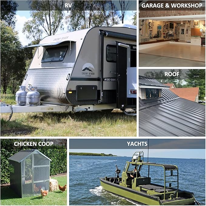 POWOXI 10W 12V Magnetic Solar Battery Trickle Charger Maintainer, Built-in MPPT Intelligent Charge Controller, Waterproof Solar Trickle Charger Alligator Clip for Car RV Motorcycle Marine, etc.