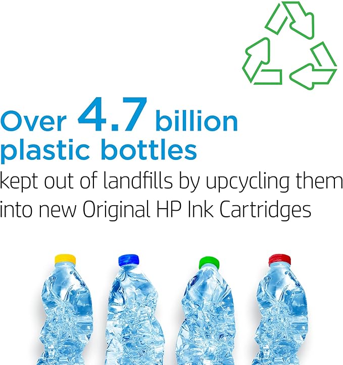 HP 65 Black Ink Cartridge - Works with DeskJet 2600, 3700 Series, Envy 5000 Series | Eligible for Instant Ink | N9K02AN (Pack of 2)