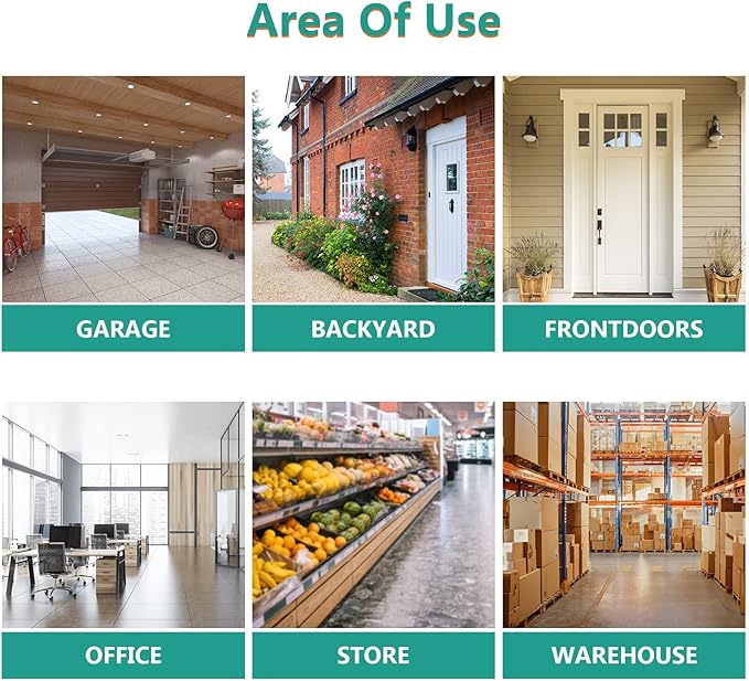 WALI Dummy Fake Camera, Surveillance Security CCTV Dome Camera, Indoor Outdoor Cameras, with One LED Light, Security Alert Sticker Decals (TC-W2), 2 Packs, White