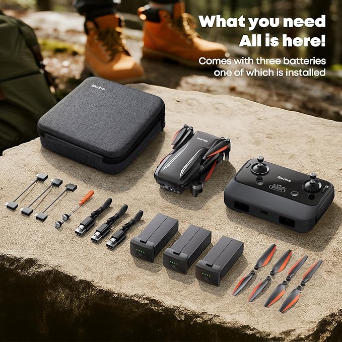 Bwine F7MINI 8K Photo Drones with Camera for Adults 4K Video Quadcopter, 3-Axis Brushless Gimbal EIS, 96 Mins, 20000ft FPV Control, AI GPS Smart Return, Follow, Waypoint, Orbit Fly, Beginner Mode, 249g