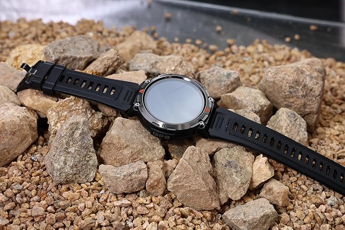 Military Smart Watches for Men Built-in GPS 3ATM Waterproof with Call/LED Flashlight, 1.45" Rugged Tactical Smartwatch with Compass, Fitness Tracker with HR/SPO2/Sleep Monitor for iPhone Android