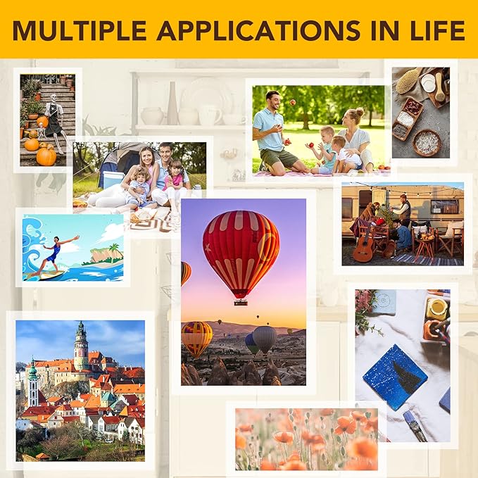 60 PCS Self-Adhesive Laminating Sheets, 9 x 12 Inches Self Adhesive Contact Paper, No Heat No Machine Needed Self Sealing Laminate Sheets