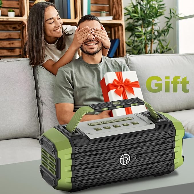 Portable Bluetooth Speaker 120W Peak 80W Wireless Speakers, TWS Pairing, Deep Bass, Hi-Fi Loud Speaker, IPX6 Waterproof, DSP Sound Boombox for Outdoor, Camping, Party, Beach