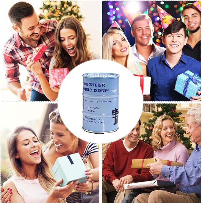 Oil Drum Wireless Bluetooth Speaker, Small Metal Speaker with American Flag Pattern, Mini Portable Speaker 12 Hours Playing Music, TWS Pairing Stereo Speaker, Gifts for Family, Friends