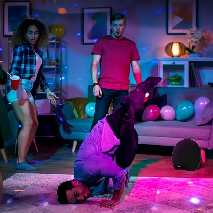 Pyle Portable Waterproof Bluetooth Speaker - 280 Watt Max Output Power, Wireless Music Streaming, Rechargeable Battery, MP3/WMA/FLAC Digital Audio File Support, & Remote Control Battery Operated