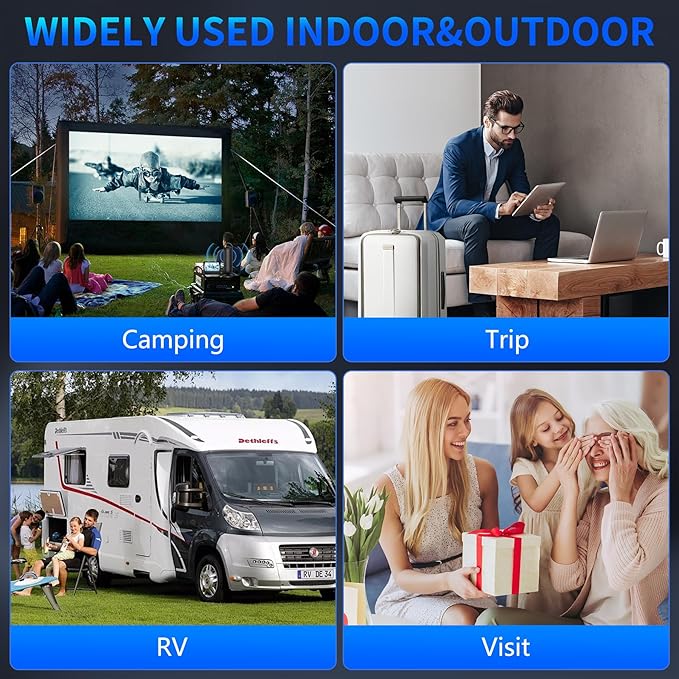 2025 TV Antenna for Local Channels tv Antenna Outdoor 999+ Miles Long Range Indoor/Outdoor tv Antenna for Smart 16.5ft Cable HD Antenna Supports 4K 8K1080p