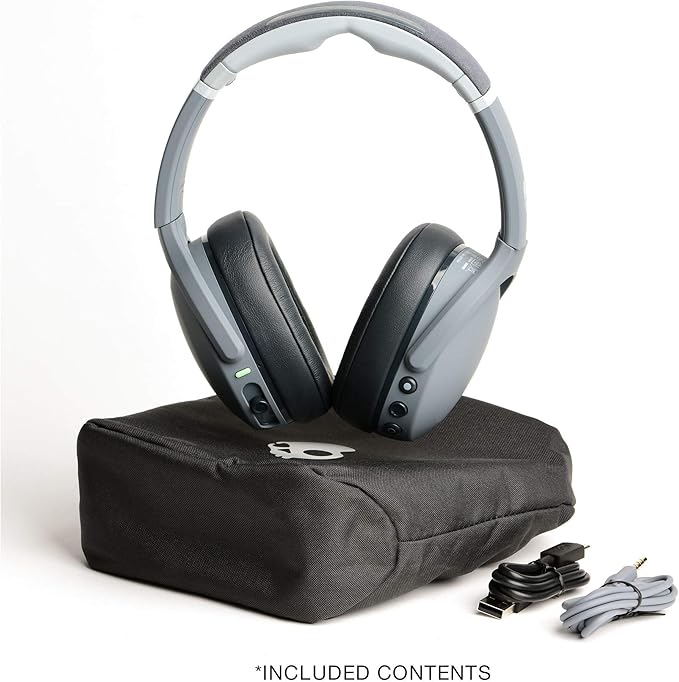 Skullcandy Crusher Evo Wireless Over-Ear Headphone - Chill Grey (Renewed)