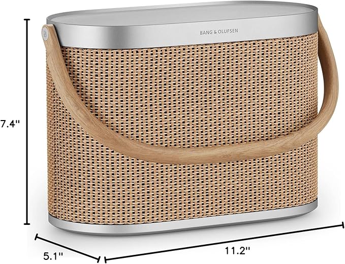 Bang & Olufsen Beosound A5 - Portable Bluetooth Speaker with Wi-Fi Connection, Carry-Strap, Nordic Weave