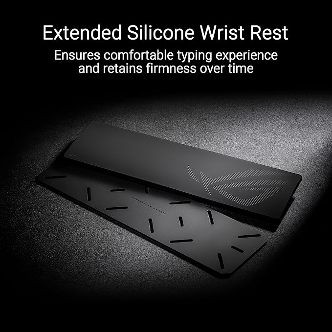 ASUS ROG Azoth Extreme Wireless Mechanical Gaming Keyboard – 75% TKL, ROG NX Storm Clicky Switches, PBT Keycaps, Aluminum Chassis, Carbon Fiber, Gasket Mount, Color OLED Screen, PC/Mac Support - Black