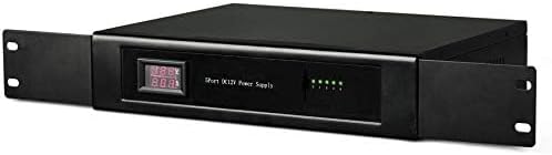 EVERSECU 17CH DC12V 30 Amp 1.5U/19 Rack Mount PTC Fuse CCTV Power Supply with Metal Box, AC Plug for Security Cameras, DVRs, IP Cameras, CCTV Cameras