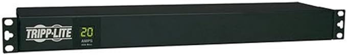 Tripp Lite Metered PDU, 20A, 12 Outlets (5-15/20R), 120V, L5-20P/5-20P Input, 6 ft. Cord, 1U Rack-Mount Power (PDUMH20-6)