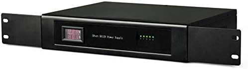 EVERSECU 17CH DC12V 20 Amp 1.5U/19 Rack Mount PTC Fuse CCTV Power Supply with Metal Box, AC Plug for Security Cameras, DVRs, IP Cameras, CCTV Cameras