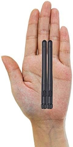 Bingfu Dual Band WiFi 2.4GHz 5GHz 5.8GHz 3dBi MIMO RP-SMA Male Antenna (10-Pack) for WiFi Router Wireless Network Card USB Adapter Security IP Camera Video Surveillance