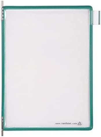 TARIFOLD Desktop Reference System, 40 Double-Sided Display Pockets, Letter-Size, Assorted Colors, 80 Sheet Capacity (D294)