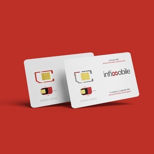$12.50/Month | Infimobile Prepaid Unlimited Plan: 12 Months | 15GB High-Speed Data Per Month | Unlimited Data Talk & Text | Prepaid Plan Service SIM Card | Nationwide Coverage | 4G, 5G Network
