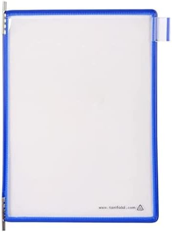 TARIFOLD Desktop Reference System, 40 Double-Sided Display Pockets, Letter-Size, Assorted Colors, 80 Sheet Capacity (D294)