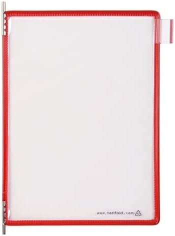 TARIFOLD Desktop Reference System, 40 Double-Sided Display Pockets, Letter-Size, Assorted Colors, 80 Sheet Capacity (D294)