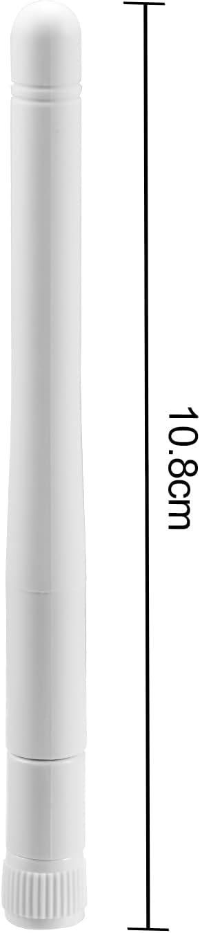 Bingfu External WiFi Antenna RP-SMA 2.4GHz 5GHz 5.8GHz 3dBi Dual Band Wireless Antennas Replacement for WiFi Router Security IP Camera Access Point USB WiFi Adapter