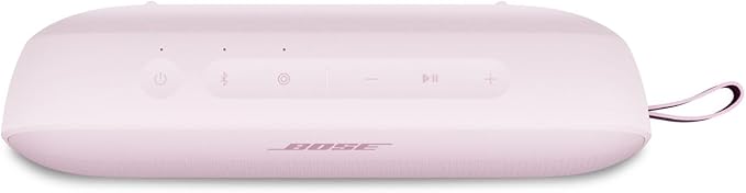 Bose SoundLink Flex Portable Bluetooth Speaker (2nd Gen), Portable Outdoor Speaker with Hi-Fi Audio, Up to 12 Hours Battery Life, Waterproof and Dustproof, Petal Pink - Limited Edition Color