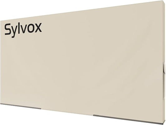 SYLVOX Outdoor TV Cover, 600D TV Cover for 70 to 75 inches TV, Waterproof, Weatherproof and Dust-Proof TV Screen Cover with Remote Control Pocket, Perfect for outdoor TV protection, Khaki