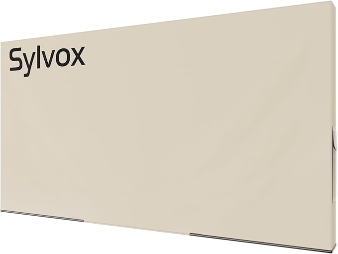 SYLVOX Outdoor TV Cover, 40-43 Inch, Waterproof, Dust-Proof, Remote Pocket, Khaki