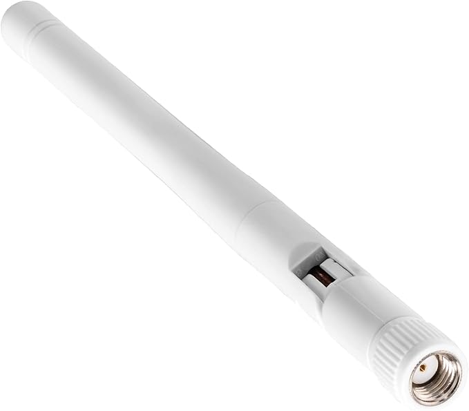 Bingfu External WiFi Antenna RP-SMA 2.4GHz 5GHz 5.8GHz 3dBi Dual Band Wireless Antennas Replacement for WiFi Router Security IP Camera Access Point USB WiFi Adapter