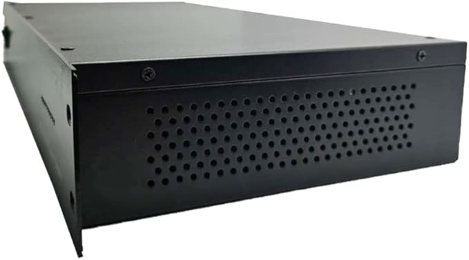 EVERSECU 17CH DC12V 20 Amp 1.5U/19 Rack Mount PTC Fuse CCTV Power Supply with Metal Box, AC Plug for Security Cameras, DVRs, IP Cameras, CCTV Cameras