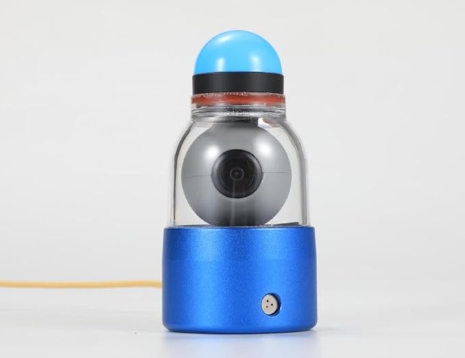 360° Underwater Fishing Camera with 5 Inch Portable Monitor Night Performance Fishfinder 1000 TVL 30M Cable